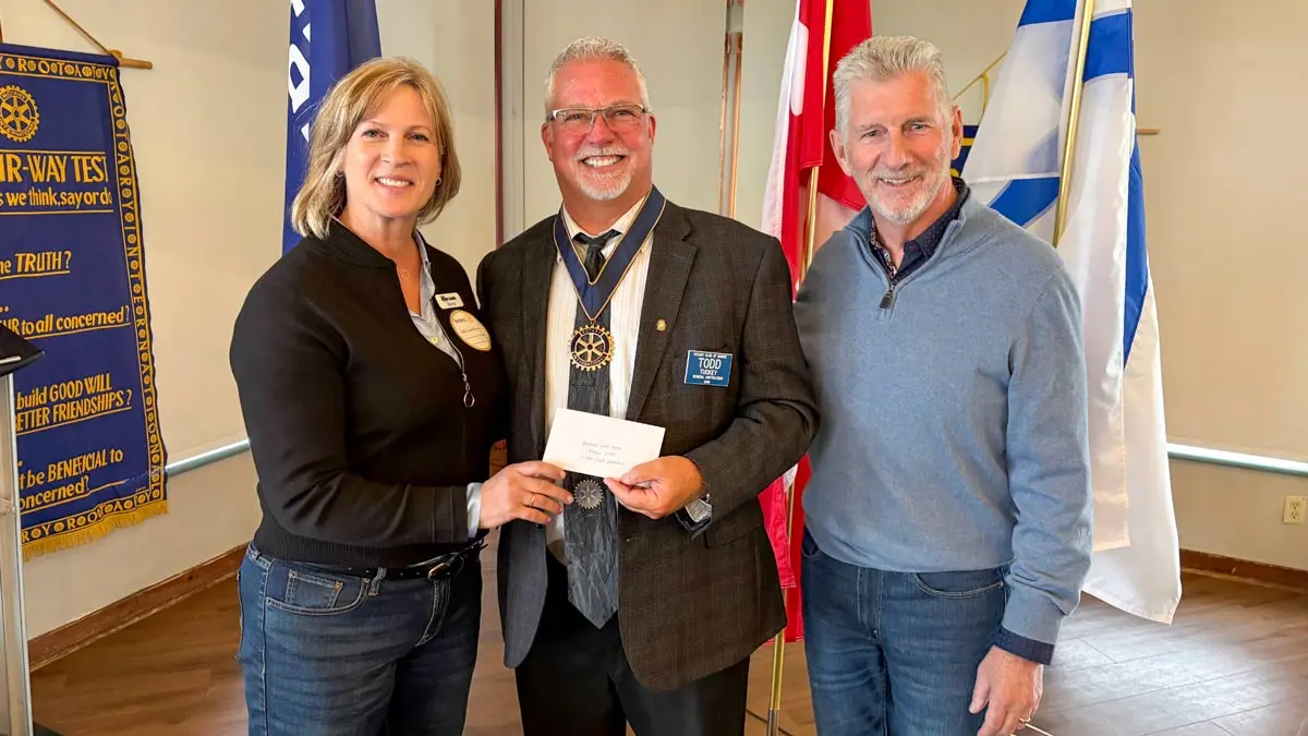 Food Bank Cheque Presentation