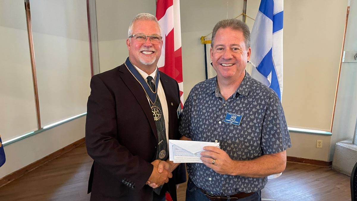October Cheque Presentation