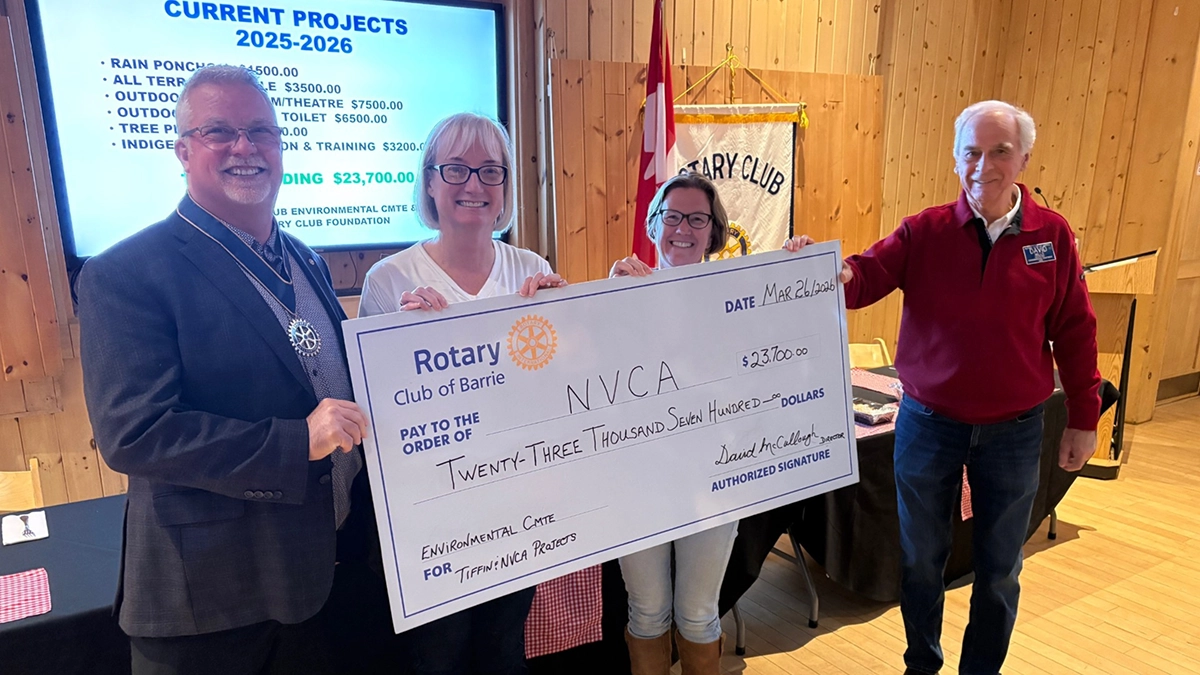 Cheque Presentation For The NVCA