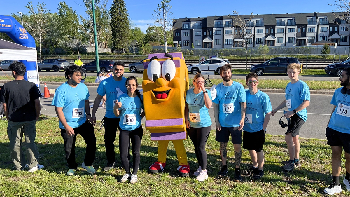 Participants at the 39th annual Barrie Fun Run at the Barrie waterfront
