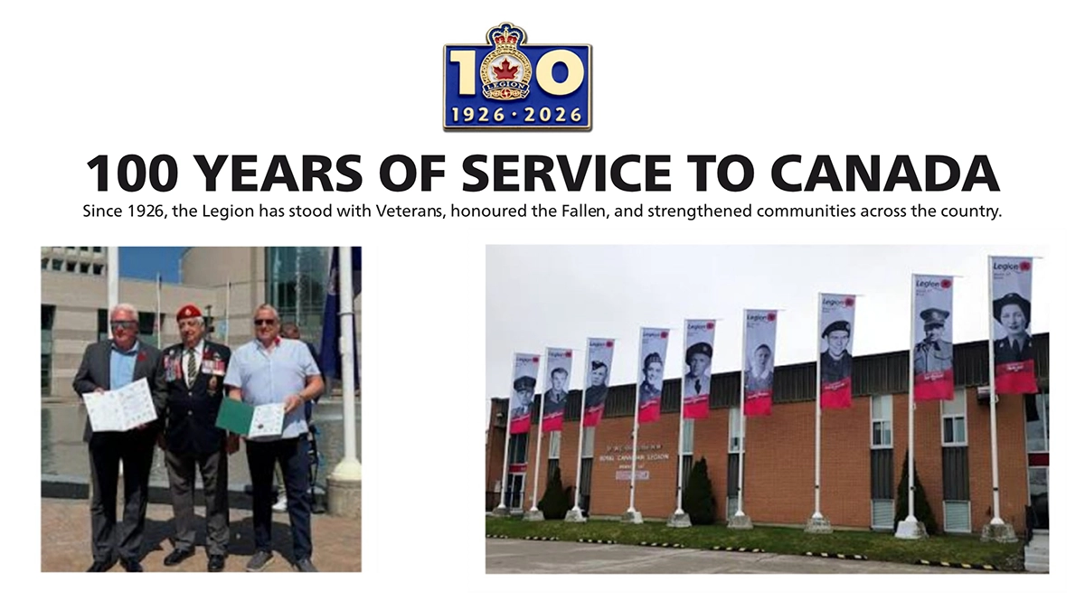 Celebrating 100 Years of the Royal Canadian Legion